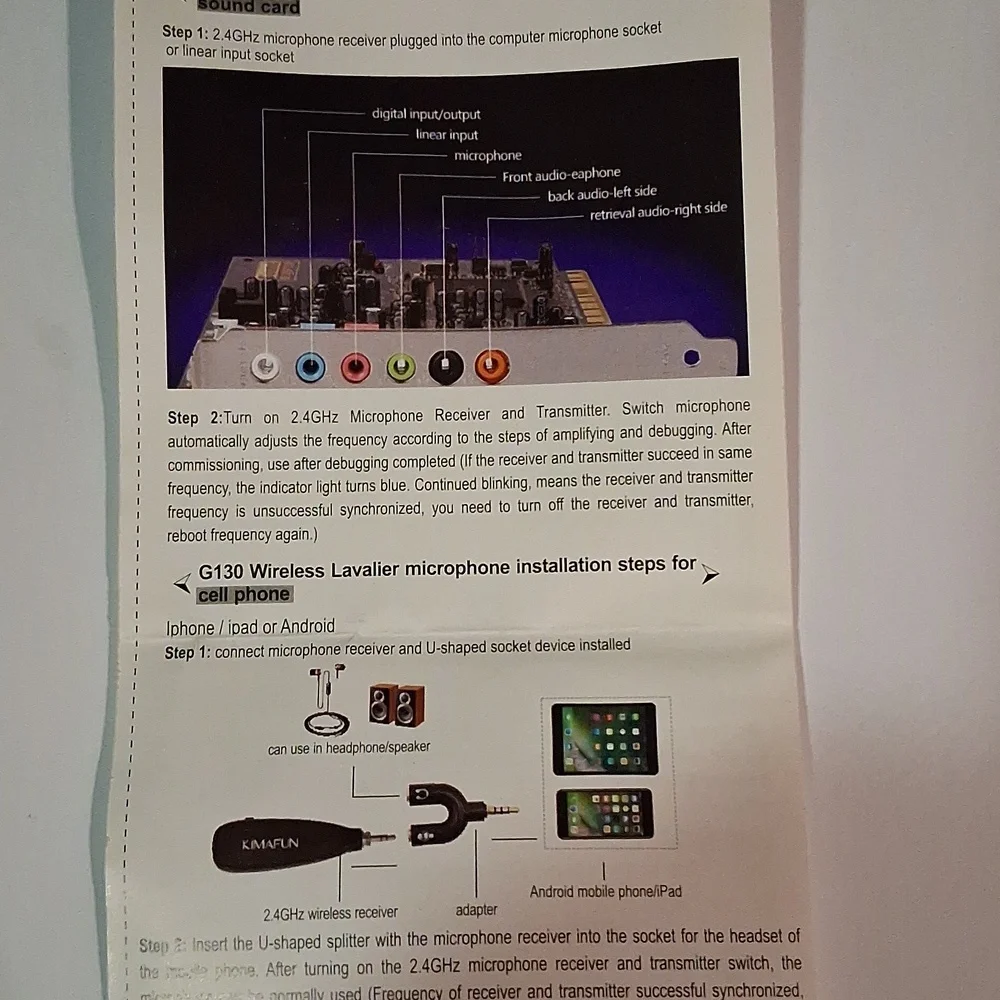 KIMAFUN 130 wireless